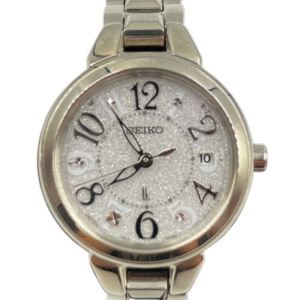 SEIKO Lukia 1B22-0CS0 Solar Women's Watch